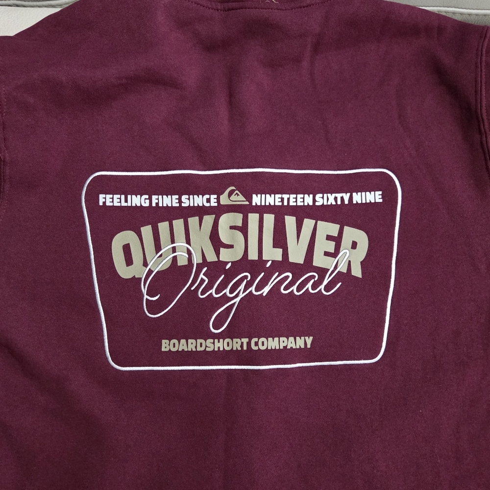 NWT - Quiksilver Men's Full Zip Hoodie - Size L - Picture 12 of 14